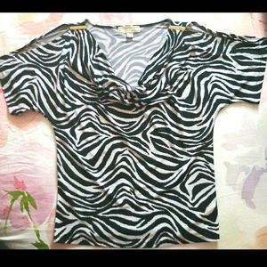 Michael Kors Zebra Print Shirt